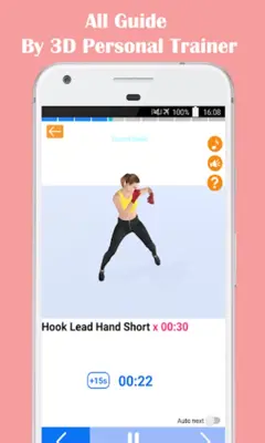 Female Kickboxing Self Defense android App screenshot 2